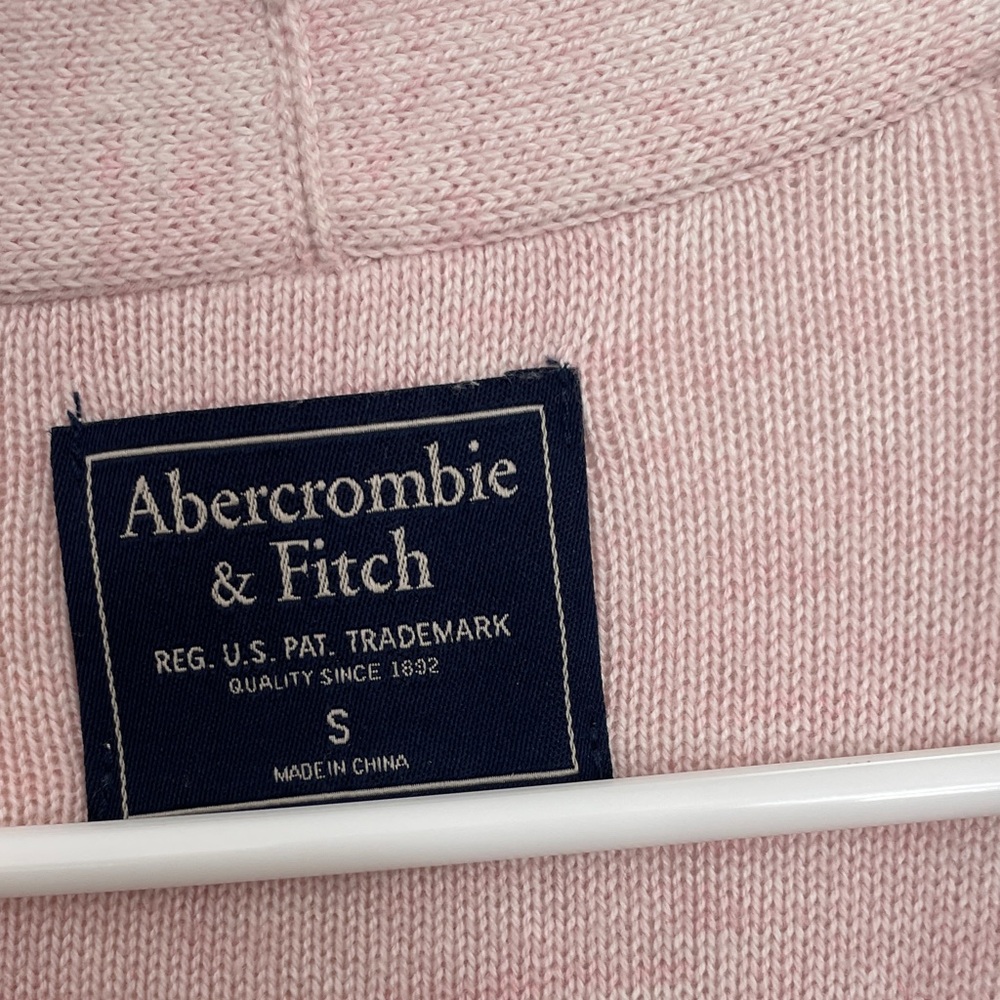 Abercrombie & Fitch Women's Pink Cardigan Sweater Duster - Picture 2 of 2